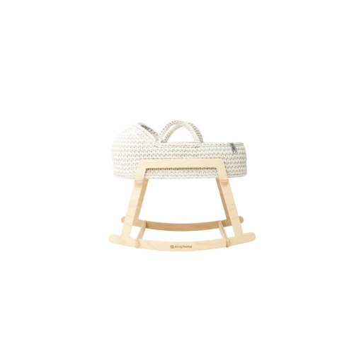 Doll Moses Basket w/Rocking Stand, One Size
