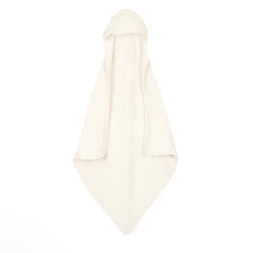 Bath - Infant Hooded Towel - Cream – Lou Lou & Company