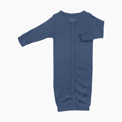 Babysoy Cotton Solid Bundler - Indigo, 0-3 Months
