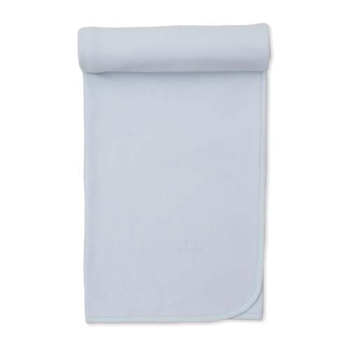 Sweet Homecoming Blue Jacquard Blanket