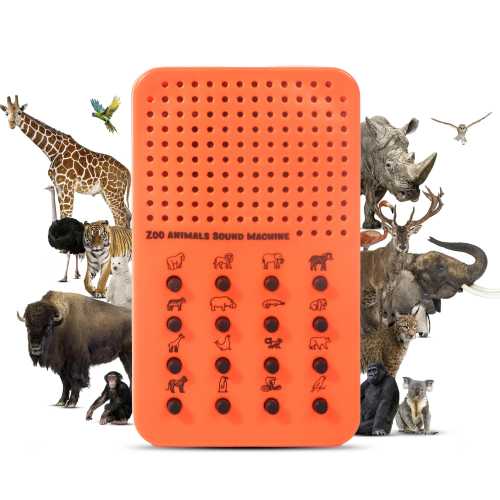 Zoo Animal Noisemaker: 16 Jungle Sounds - Safari Electronic Sound Maker