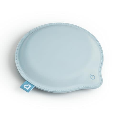 Munchkin Lulla-Vibe Vibrating Pad, Baby Sleep Soother for Crib Mattresses, Bassinets, Strollers, Nap and Sleep Aid for Babies and Infants, Rechargeable, Light Blue