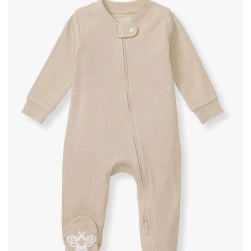 Burt's Bees Baby Boys Sleep and Play PJs, 100% Organic Cotton One-Piece Zip Front Romper Jumpsuit Pajamas