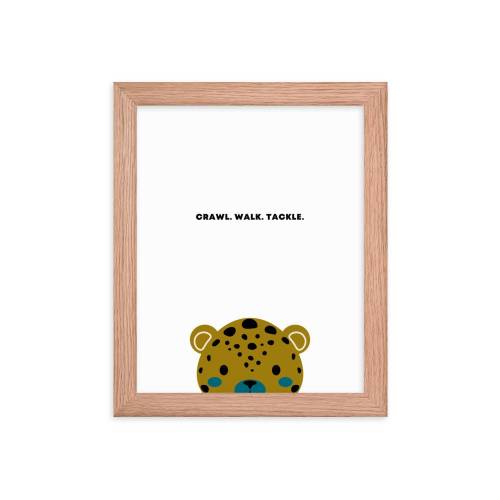 Jacksonville Jaguars Nursery Framed Print | Jags | Jaguars | Jacksonville | NFL Nursery