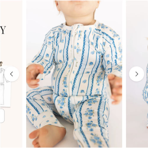 Forever Blooming Zipper Romper – In My Jammers