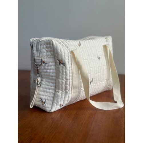Gorgeous Cotton Fabric Nappy / Diaper Bag. - Etsy