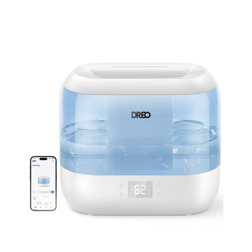 Dreo Smart Humidifier for Room, 4L Top Fill Cool Mist Humidifier,Touch/APP/Voice Control,40H Runtime, Essential Oil Diffuser with Nightlight,Air Humidifiers for Home, Baby Bedroom, Blue