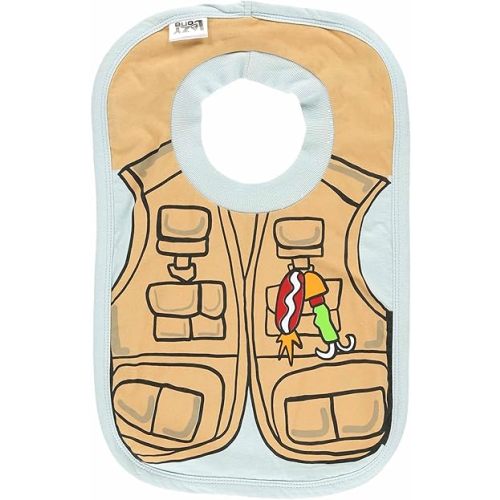 LazyOne Animal-Print Baby Bibs, Cute Baby Shower Gifts, One Size