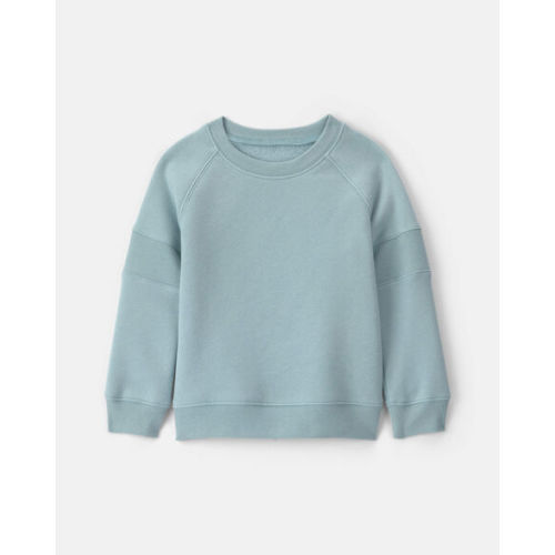 Toddler Boy Fleece Pullover Sweatshirt - Aqua | Carter's