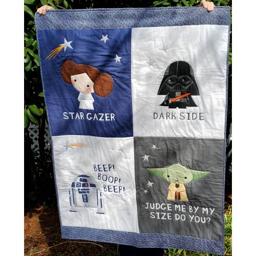Star Wars Characters Baby Quilt