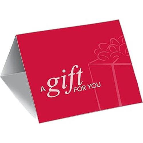 Gift Card Presenter (A Gift for You - Simple Red) 500 Pack