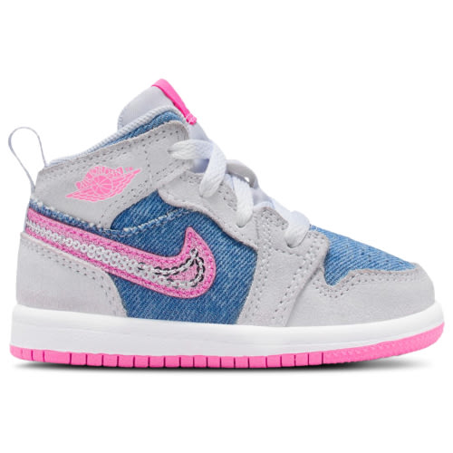 Jordan AJ1 Mid SE - Girls' Toddler
