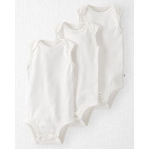 Baby 3-Pack Organic Cotton Rib Bodysuits - Little Planet | Carter's