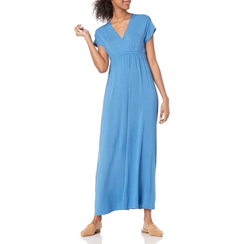 Amazon Essentials Women's Waisted Maxi Dress (Available in Plus Size)