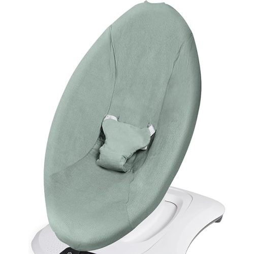 Baby Swing Cover - Compatible with 4moms MamaRoo 4 Old Model Before 2022 - Soft & Breathable Fabric, Machine Washable, Perfect for Baby & Newborn (Cover Only) Sage