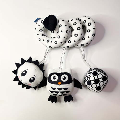 Newborn Soothing Baby Toys Black And White Bed Decorations Car Pendants 0-1 Year - Walmart.ca