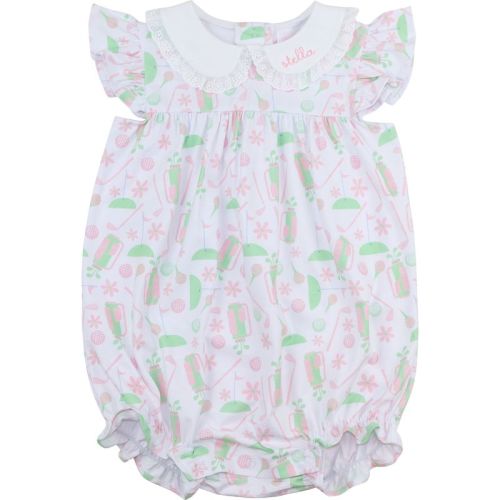 Pink And Green Golf Knit Bubble