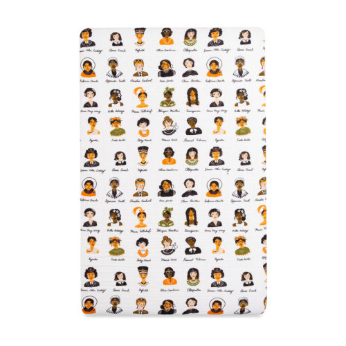 babyletto Women in History Muslin Fitted Crib Sheet & Reviews | Wayfair