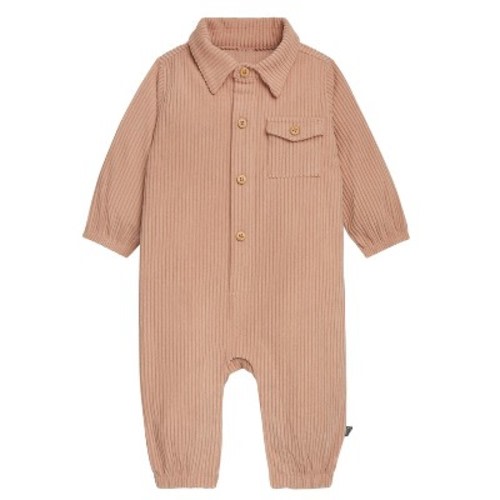 Modern Moments™ by Gerber Baby Boys' Corduroy Romper, Light Brown, 3-6 Months