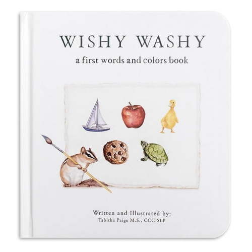 Wishy Wash: A First Words And Colors Book (Board Book)