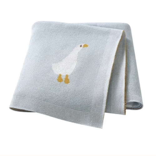 Goose Knitted Blanket