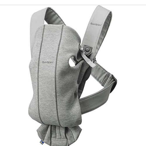Baby Carrier Mini in 3D Jersey - Light Gray