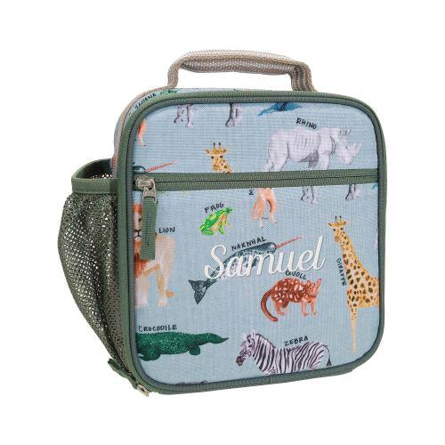 Mackenzie Brendan Safari Animals Lunch Boxes | Pottery Barn Kids