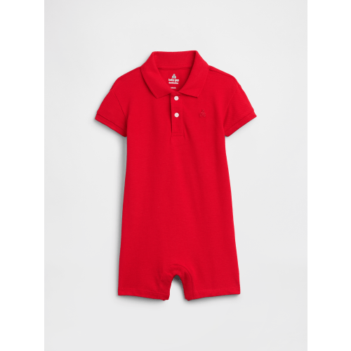 Baby Brannan Bear Polo Romper
