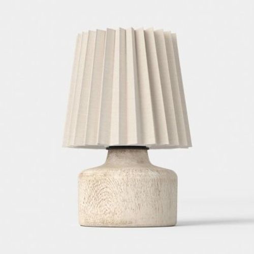 Mini Lamp Faux Wood Light - Room Essentials™