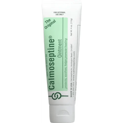 Calmoseptine Ointment Tube, Soothes Skin Irritations - 4 Oz (Pack of 3)