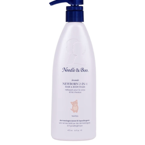 Noodle & Boo Lavender Newborn and Baby 2-in-1 Hair & Body Wash, 16 fl. oz.