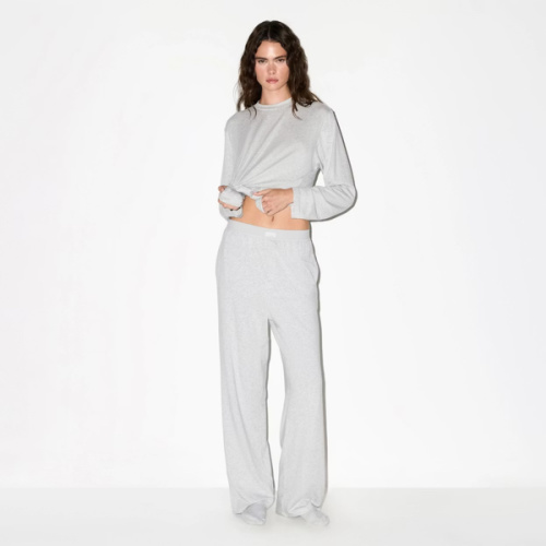 BOYFRIEND LOOSE PANT | LIGHT HEATHER GREY | SKIMS