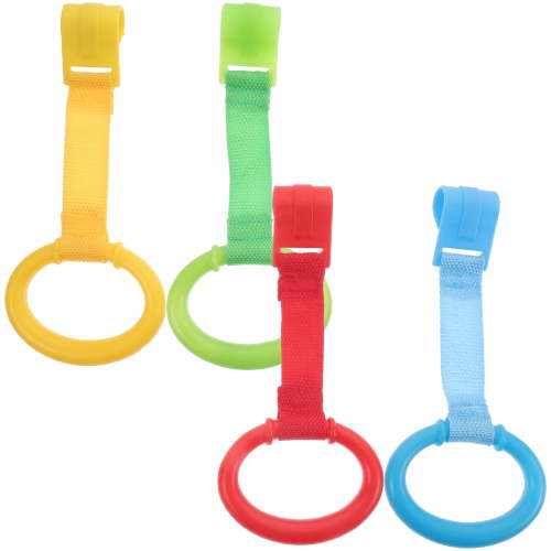 MRLESS Baby Pull Up Ring 4pcs Baby Stand Up Walker Tool Ring