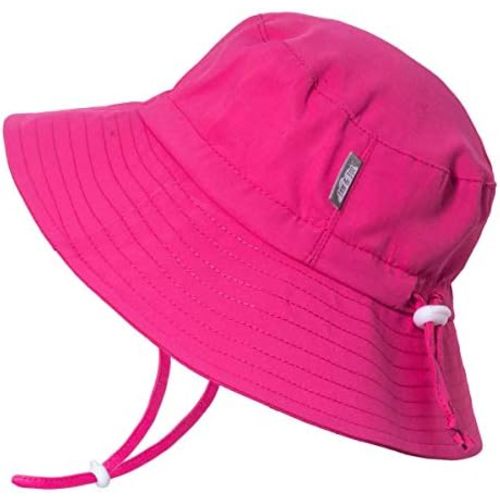 JAN & JUL Girls' Adjustable Water Resistant Bucket Sun-hat 50+ UPF