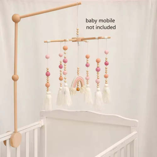 Wooden Cot Arm – Classic Round Design