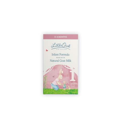 LittleOak Goat's Milk Infant Formula Stage 1 - 6 x 30g Sachets
