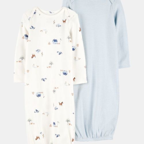 Baby 2-Pack Sleeper Gowns | Carter’s Oshkosh Canada