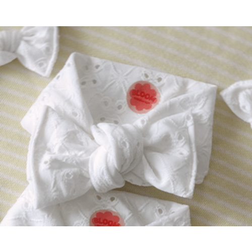*RESTOCK* White Eyelet Tie On Eyelet – Bloom Headwraps