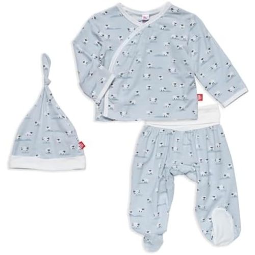 Magnetic Me Modal Newborn Take Home Kimono Set | Silky Soft Modal Fabric