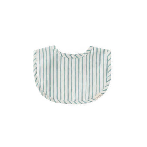Water Repellent Everyday Essential Baby Bib - Stripes Away Sea