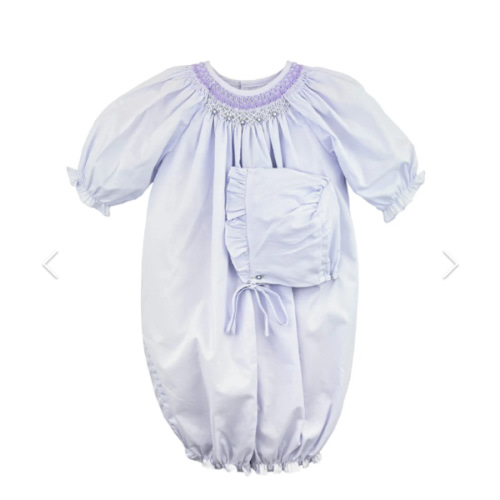 Bishop Smocked Heirloom Bag & Hat