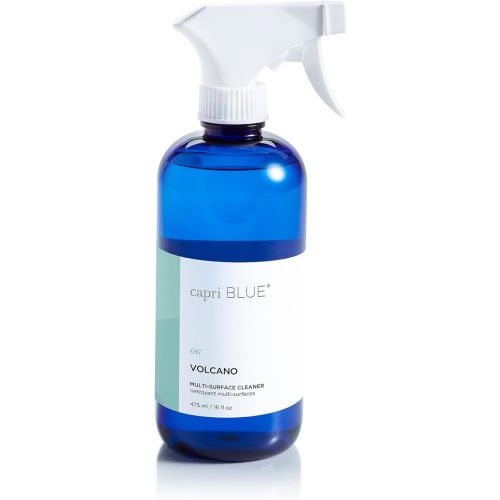 Capri Blue Volcano Multi Surface Cleaner Spray - Multi Purpose Cleaner - Cleaning Spray Safe for Countertops, Granite, & More - Vegan & Cruelty Free Cleaning Supplies (16 fl oz)