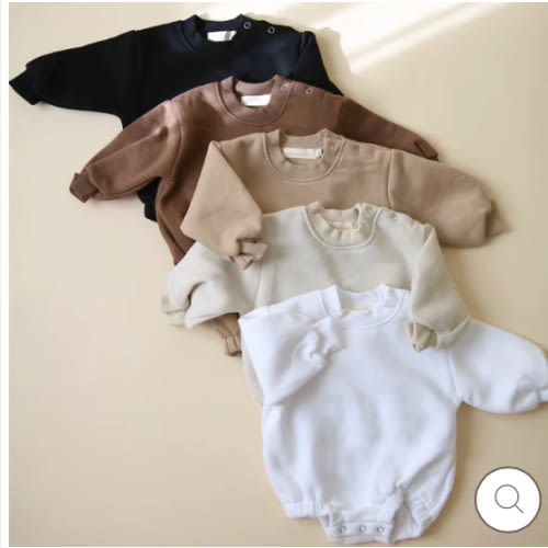 Sweatshirt Bubble Romper