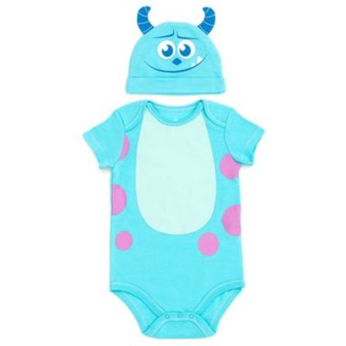 Disney Monsters Inc. Sully Newborn Baby Boys Cosplay Bodysuit and Hat Set Sulley 3-6 Months