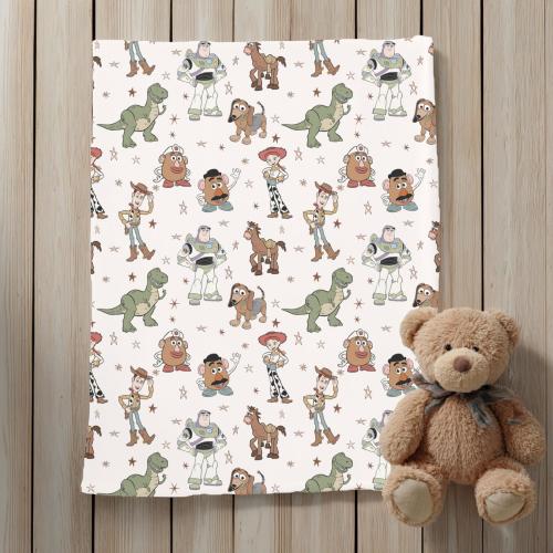 Toy Story Nusery Blanket, Baby Shower Gift, Customizable Blanket, Disney Blanket, Disney Home Decor, Newborn Gift, Throw Blanket