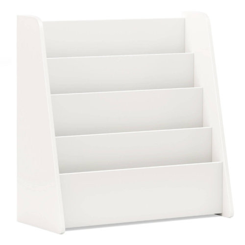Trinx 4-tier Kids Wooden Bookshelf Toddlers Book Rack with Deep Shelves Natural | Wayfair