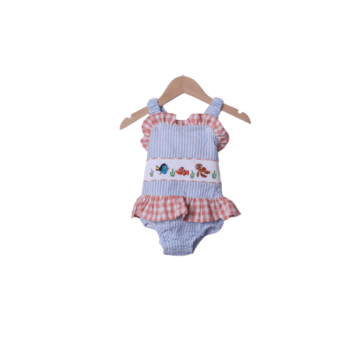 Smocked Sea Friends Swimsuit