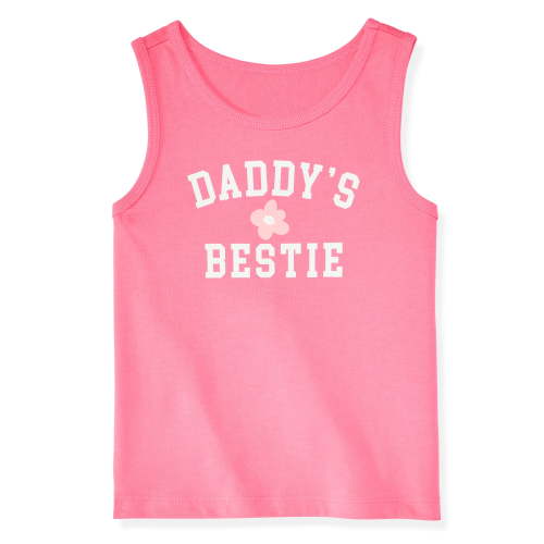 Garanimals Newborn Baby Girl Cotton Graphic Tank Top, 0M12M