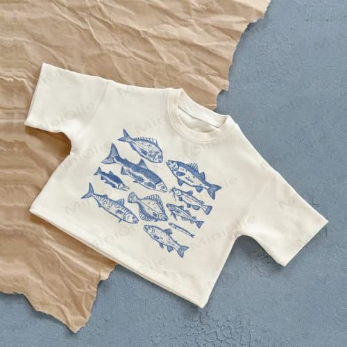 Baby Sea Fish Summer Casual T-shirt