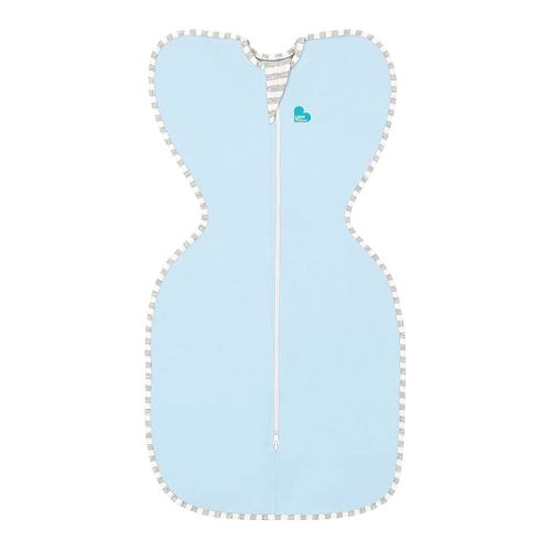 Love to Dream Swaddle, Baby Sleep Sack, Swaddle Up Self-Soothing Swaddles for Newborns, Get Longer Sleep, Snug Fit Helps Calm Startle Reflex, Lite 0.2 Tog Sleep Sack, 5-8.5 lbs, Blue